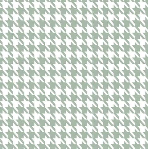 Baby Bamboo Grey Houndstooth