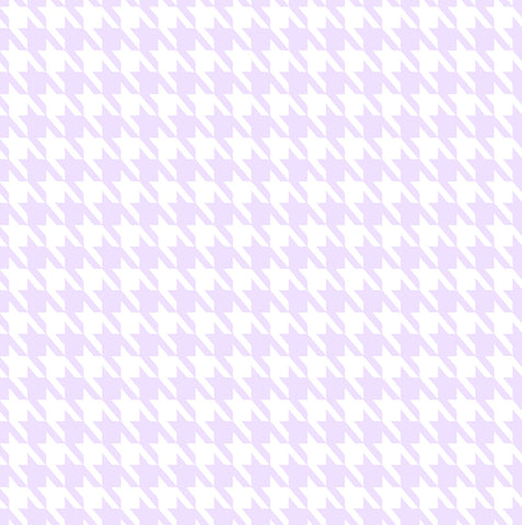 Baby Bamboo Lilac Houndstooth