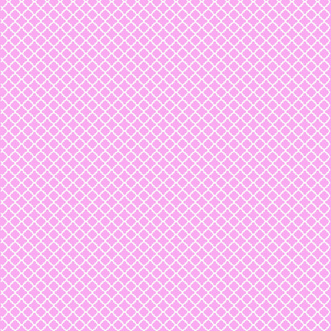 Cotton Flannel Print Trellis Light Pink