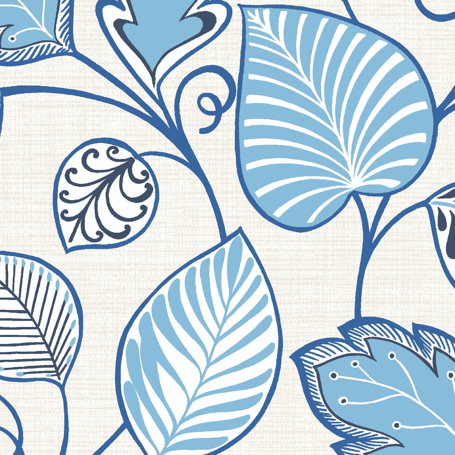 Waverly Inspirations Cotton Duck 54" Fantasy Island Blue Color Sewing Fabric by the Yard