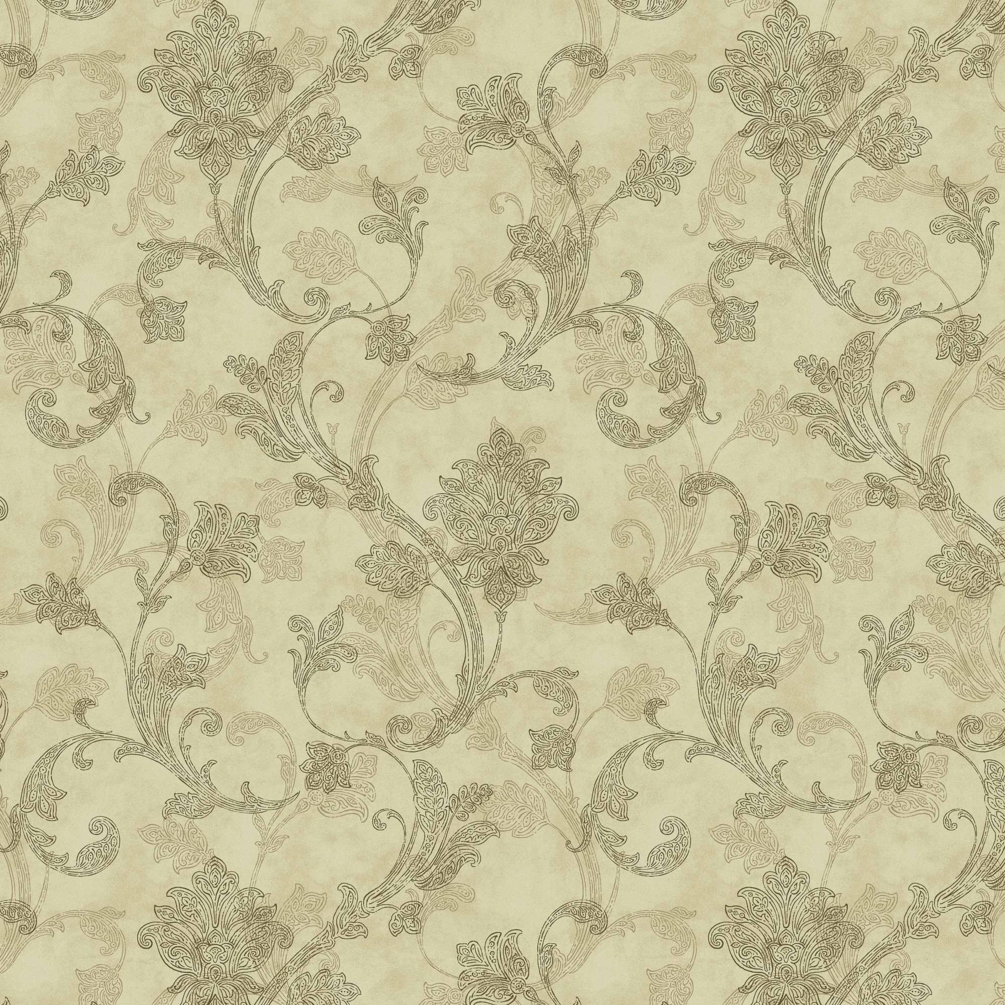 Waverly Inspirations Cotton Duck 54" Jaco Fres Brown Fabric, per Yard