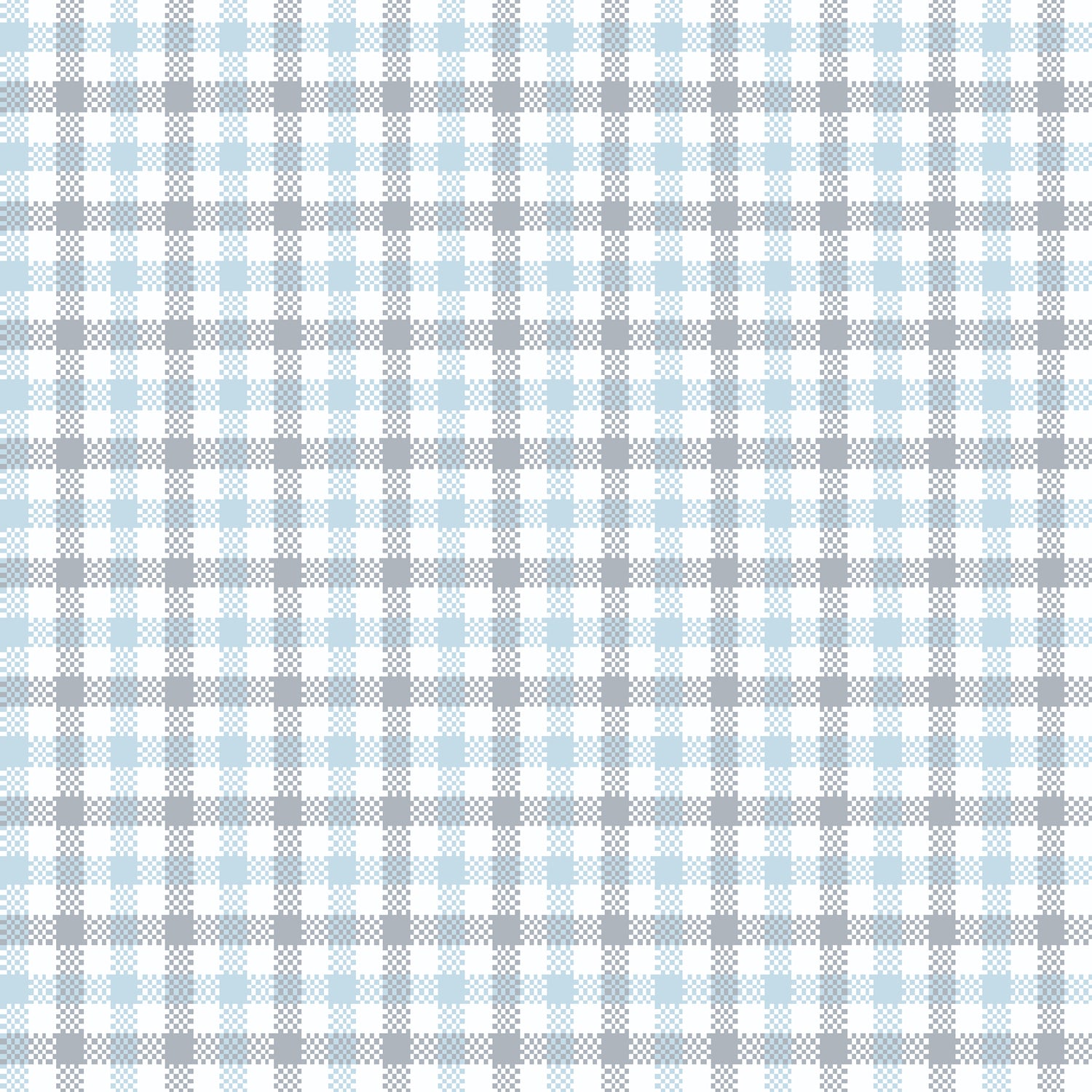 Waverly Inspirations Cotton 44" Plaid Dew Gray Color Sewing Fabric by the Yard