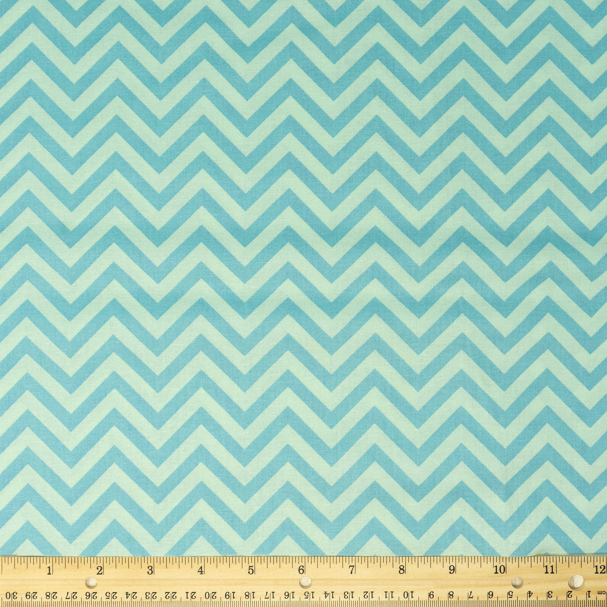Waverly Inspirations Cotton 44" Zigzag Blue Color Sewing Fabric by the Yard