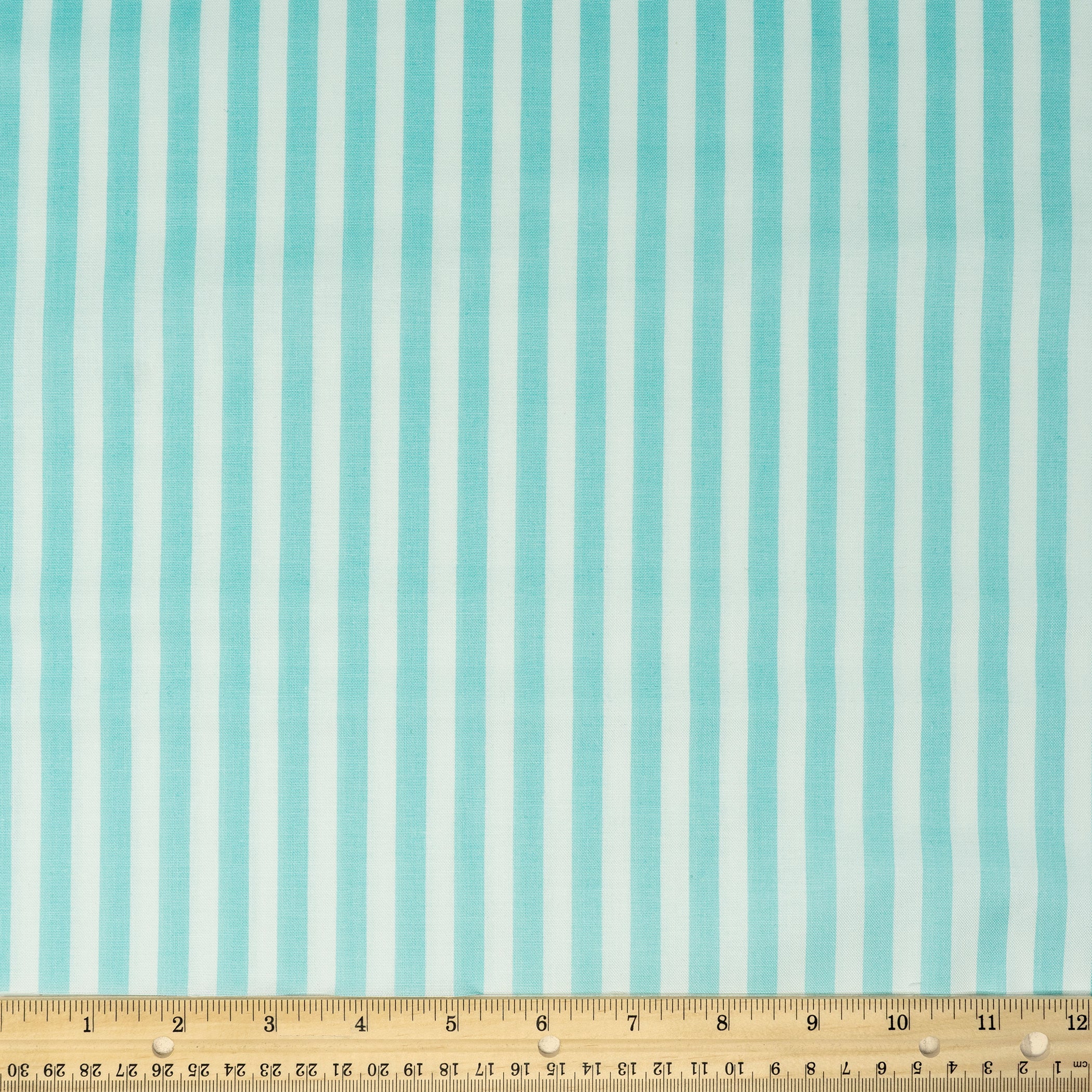 Waverly Inspirations Cotton 44" Stripes Glacier Color Sewing Fabric by the Yard