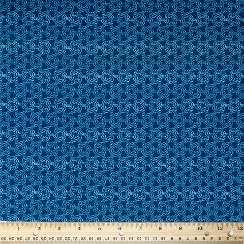 Waverly Inspirations Cotton Duck 54" Whirpool Indigo Color Sewing Fabric by the Yard