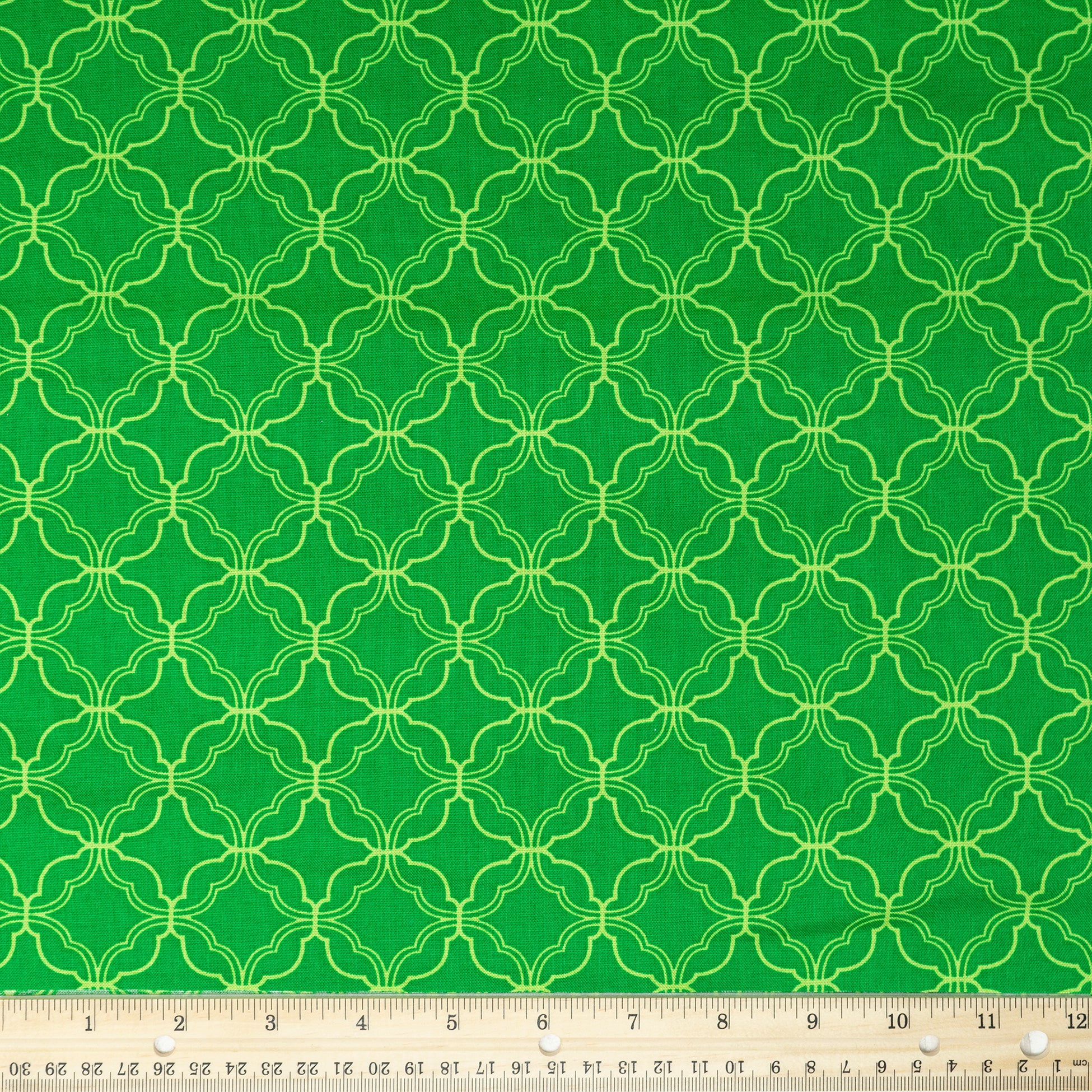 Waverly Inspirations Cotton 44" Mini Geometric Kelly Color Sewing Fabric by the Yard
