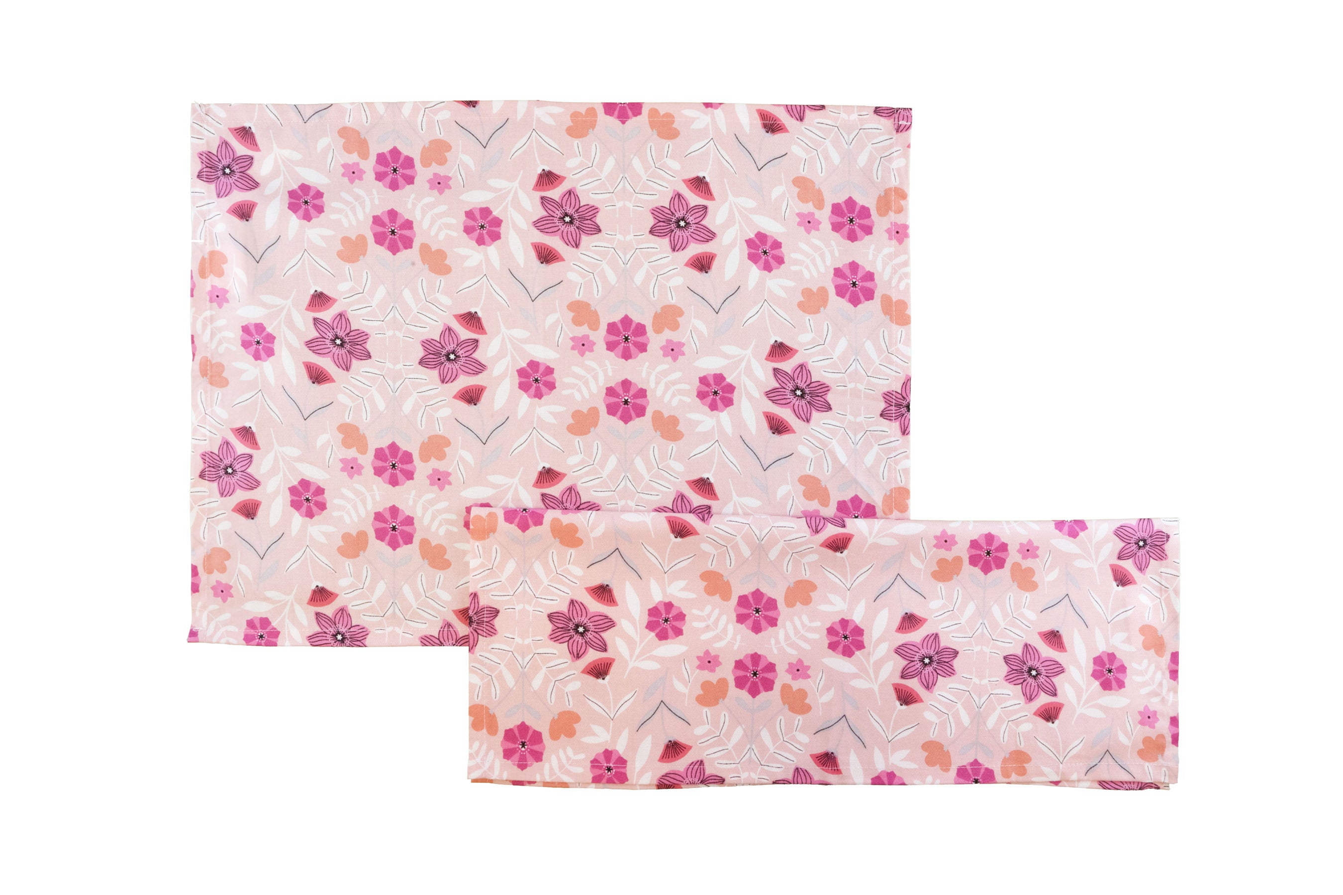 Stitch & Sparkle KITCHEN TOWEL 1 Piece Pack, 15" by 19" , 100% Cotton, Modern Scandinavian, MS Daffodil Pink