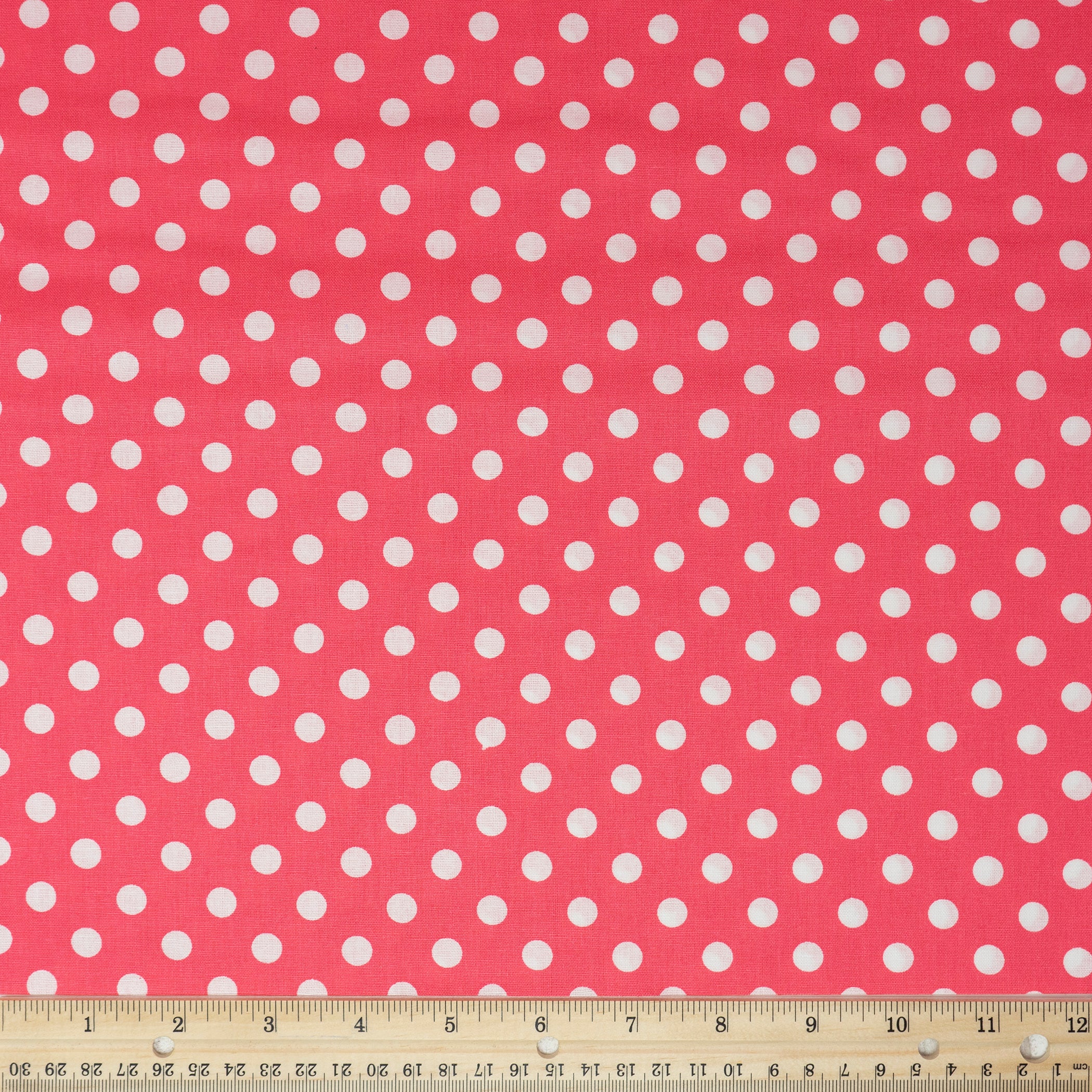 Waverly Inspirations Cotton 44" Big Dot Coral Color Sewing Fabric by the Yard