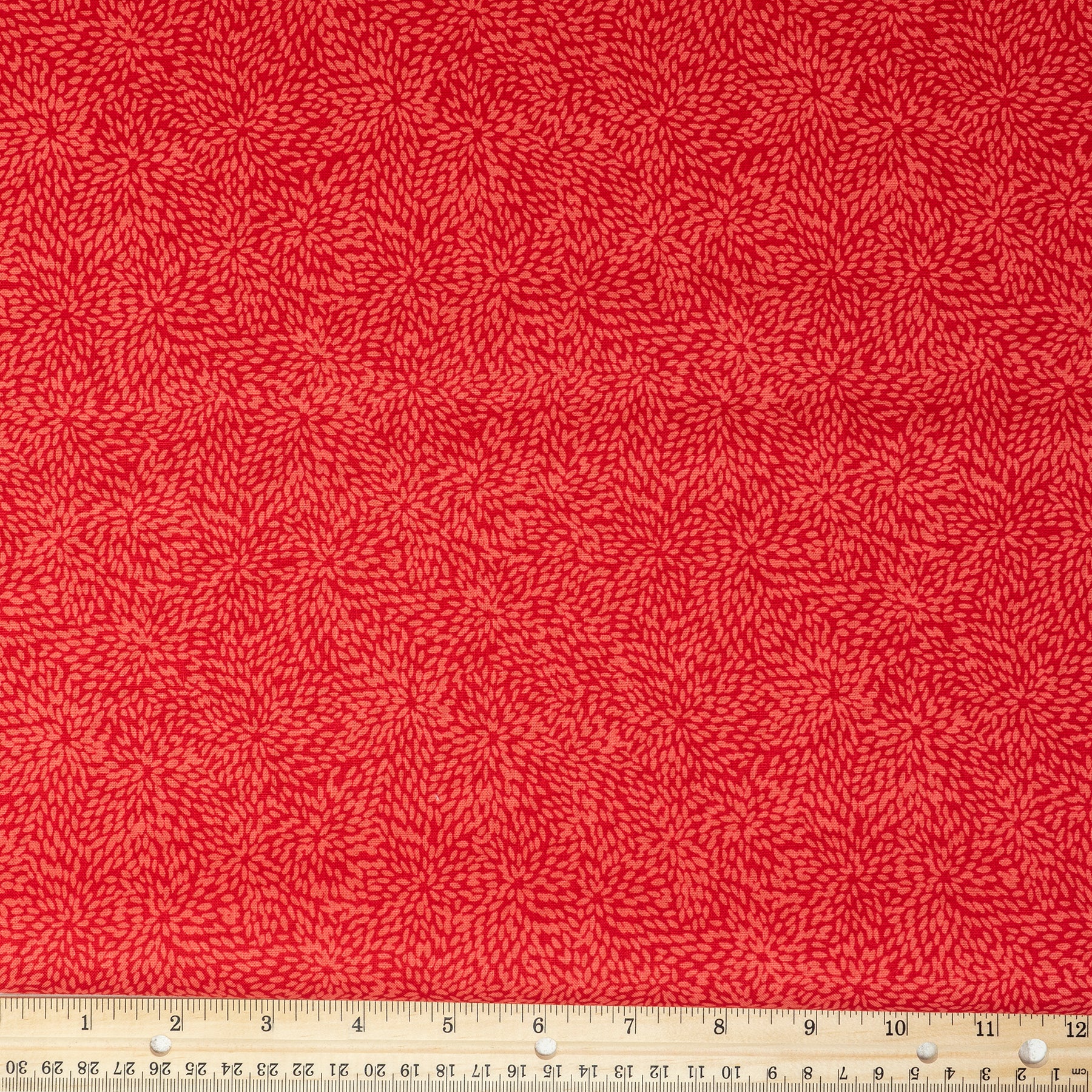 Waverly Inspirations Cotton 44" Burst Red Sewing Fabric by the Yard