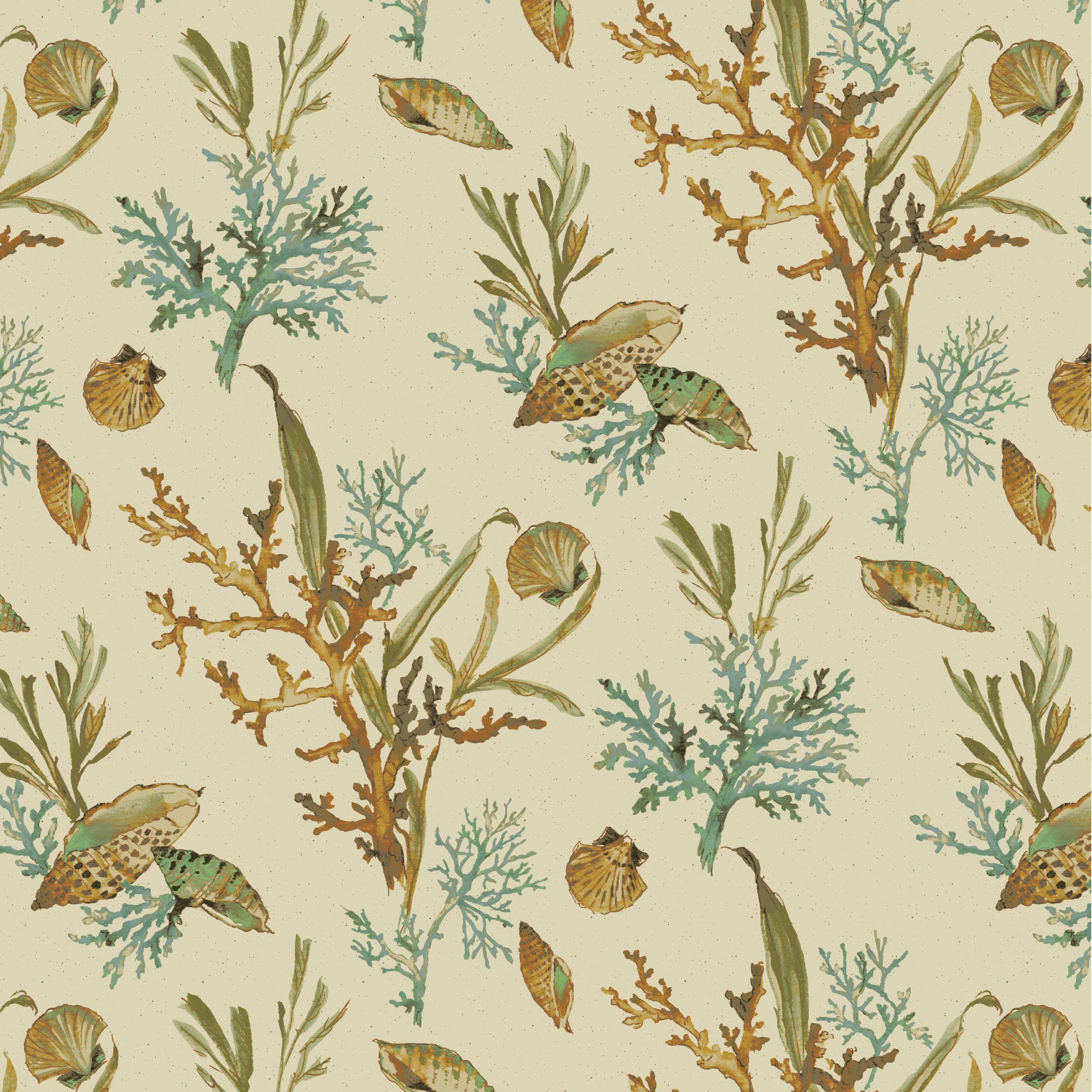 Waverly Inspirations 100% Cotton Duck 45" Width Coral Shell Spa Color Sewing Fabric by the Yard