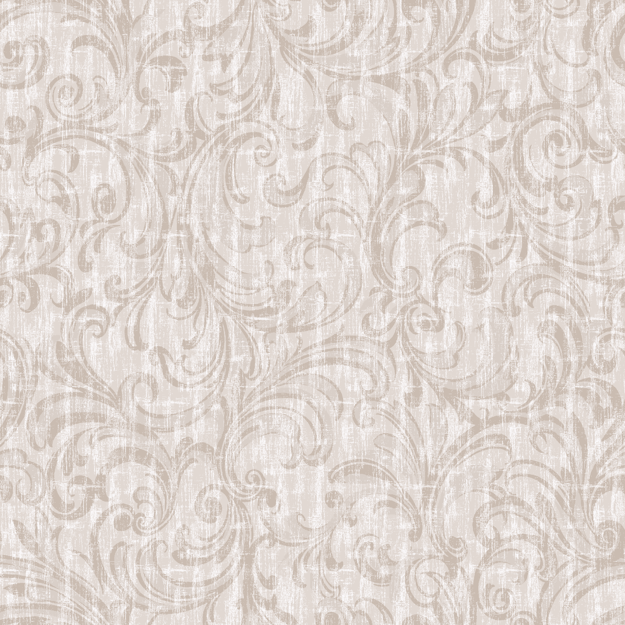 Waverly Inspirations Cotton 44" Dancing Scrolls Neutral Color Sewing Fabric by the Yard