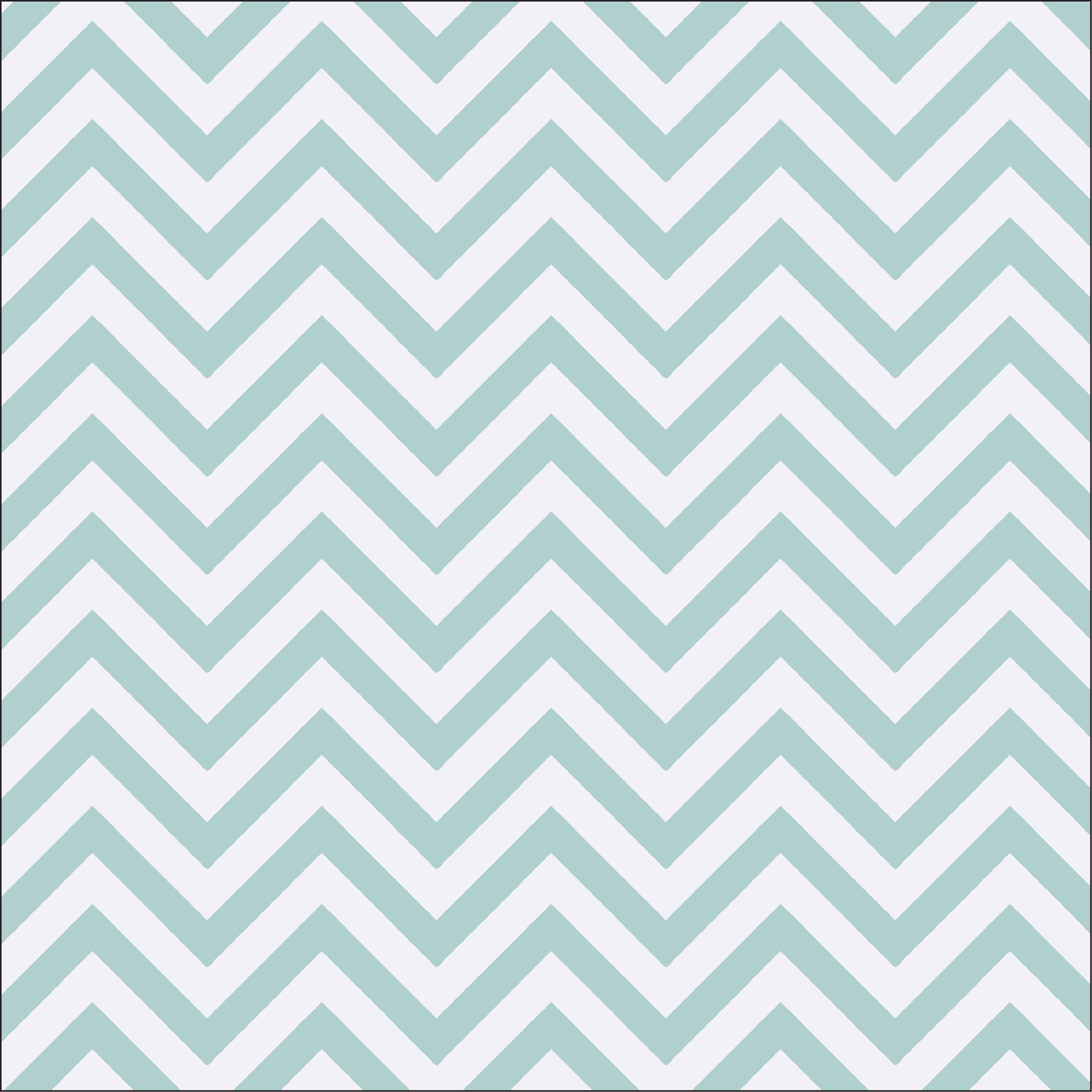 Cotton Print Zigzag Glacier