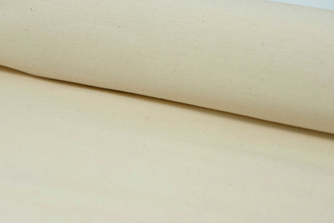 100% Cotton 118/120" Wide Muslin. Sold by Yard, Unbleached, Off-White
