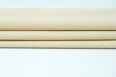 100% Cotton 90" Wide Solid Color Muslin, Unbleached, Off-White, by 100 Yards