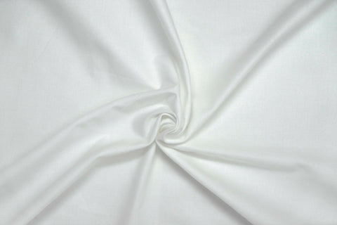 100% Cotton 118/120" Wide Muslin. Sold by Yard, Bleached, White