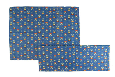 Stitch & Sparkle KITCHEN TOWEL 1 Piece Pack, 15" by 19" , 100% Cotton, Modern Scandinavian, MS Sunflower Cobalt