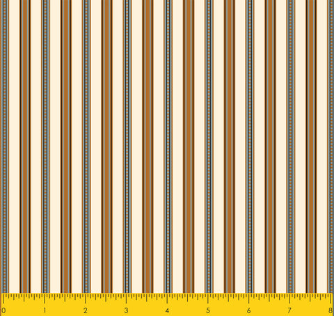 AVIARY-SS AY Stripe Larch100% Cotton Print fabric