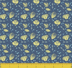 Stitch & Sparkle Mid-Centry-Bold Blooms Pool 100% Cotton Fabric 44" Wide, Quilt Crafts Cut by The Yard