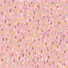 Stitch & Sparkle Impressionism Moment-Pink 100% Cotton Fabric 44" Wide, Quilt Crafts Cut By The Yard