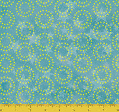 Stitch & Sparkle Twinkle Little Moon-Star Circles 100% Cotton Fabric 44" Wide, Quilt Crafts Cut by The Yard