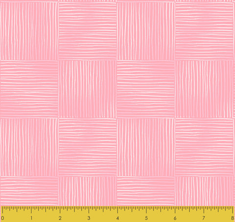 Stitch & Sparkle Fabrics, Watercolor Floral, Pink Stripe Cotton Fabrics,  Quilt, Crafts, Sewing, Cut By The Yard