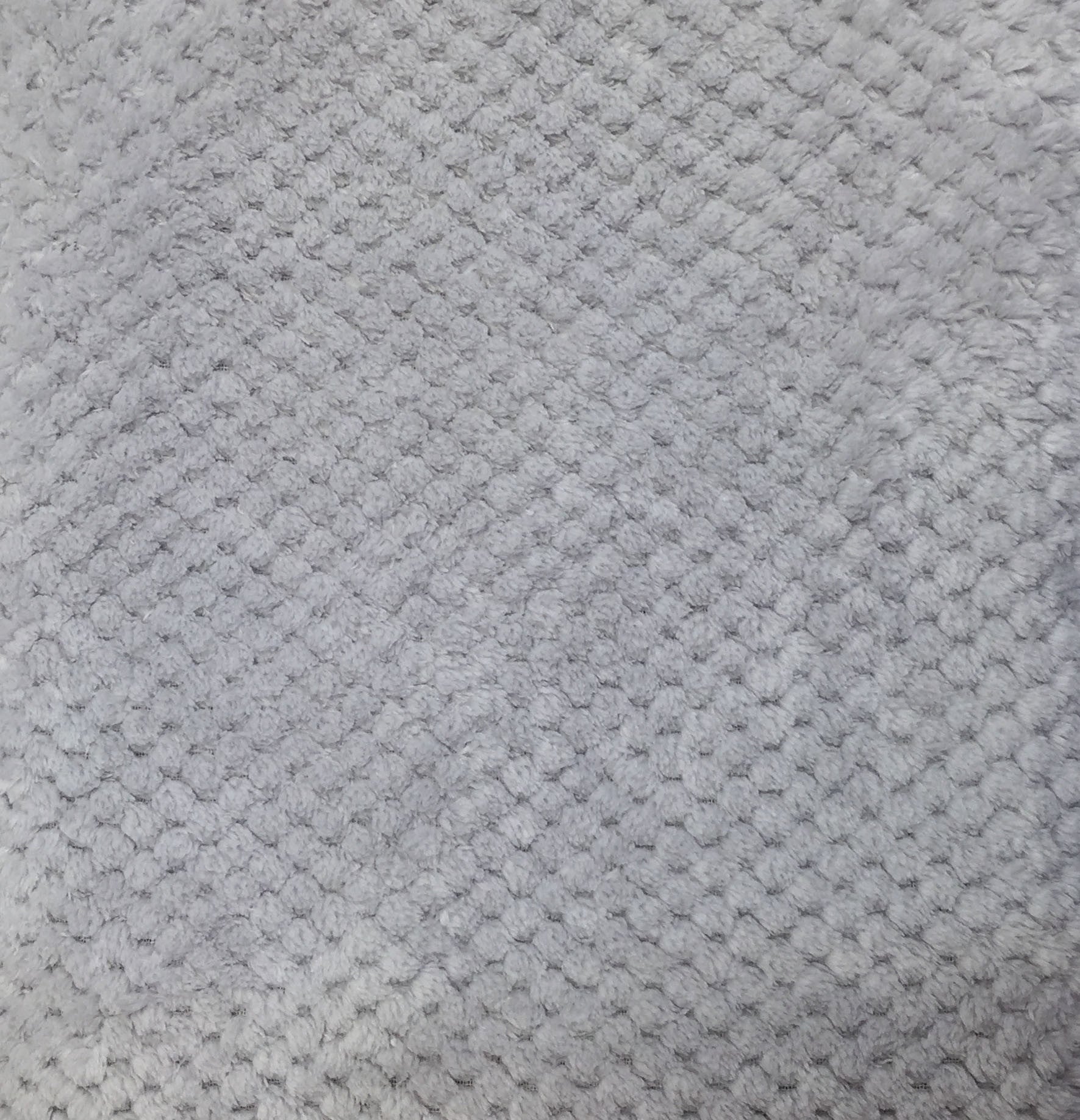 Grey honeycomb fleece