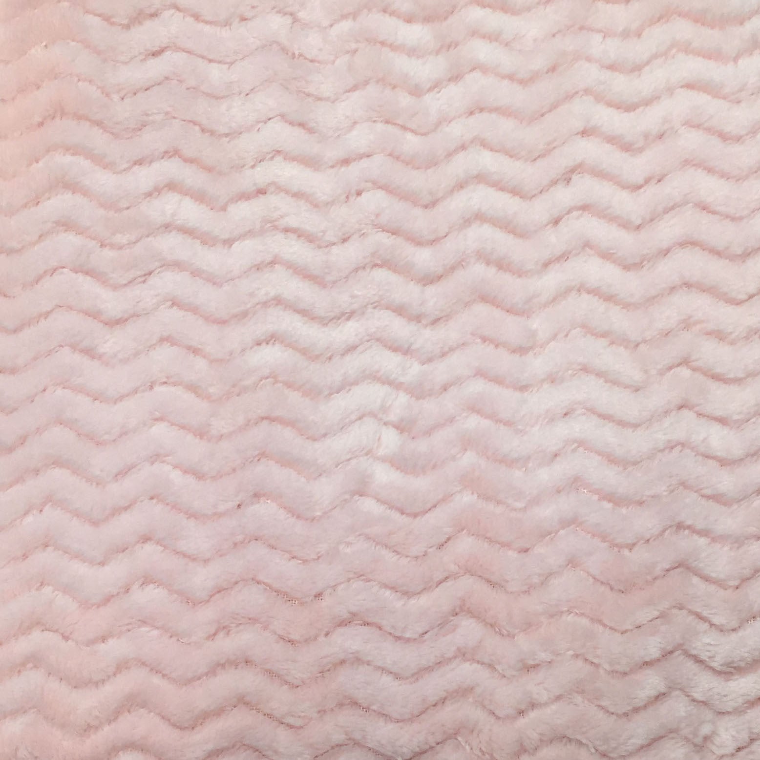 Pink chevron fleece--Baby honeycomb