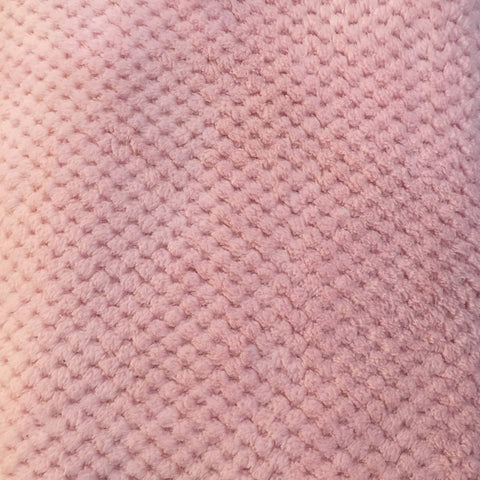 Pink honeycomb fleece