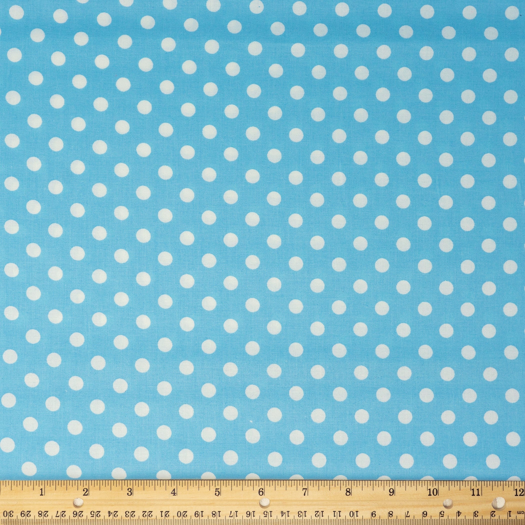 Waverly Inspirations Cotton 44" Big Dot Powder Blue Color Sewing Fabric by the Yard