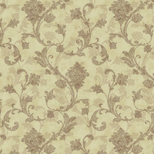 Waverly Inspirations 100% Cotton Duck 54" Jacobean Scroll Red Color Sewing Fabric by the Yard