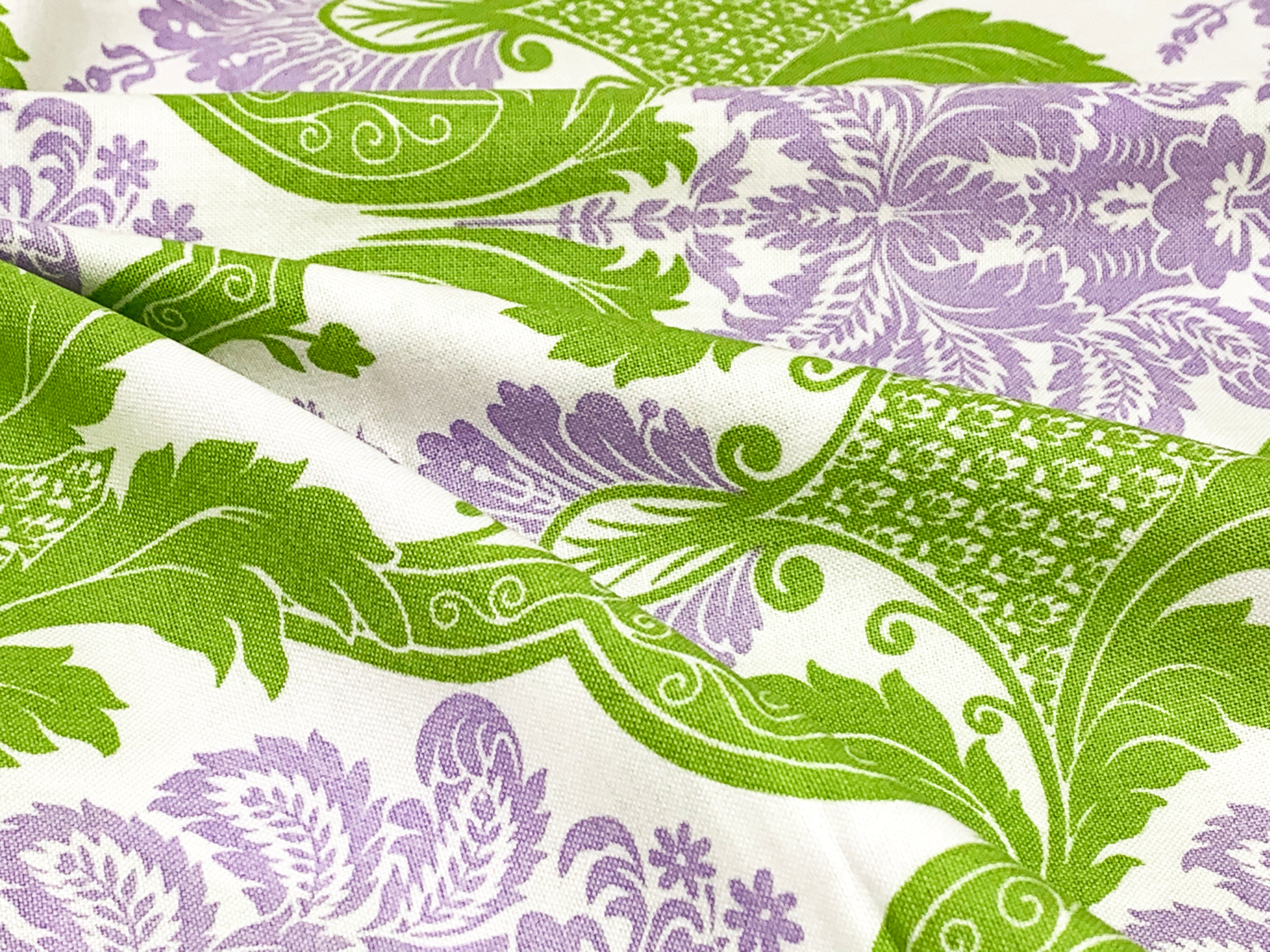 Waverly Inspirations Cotton 44" Damask Lilac Color Sewing Fabric by the Yard