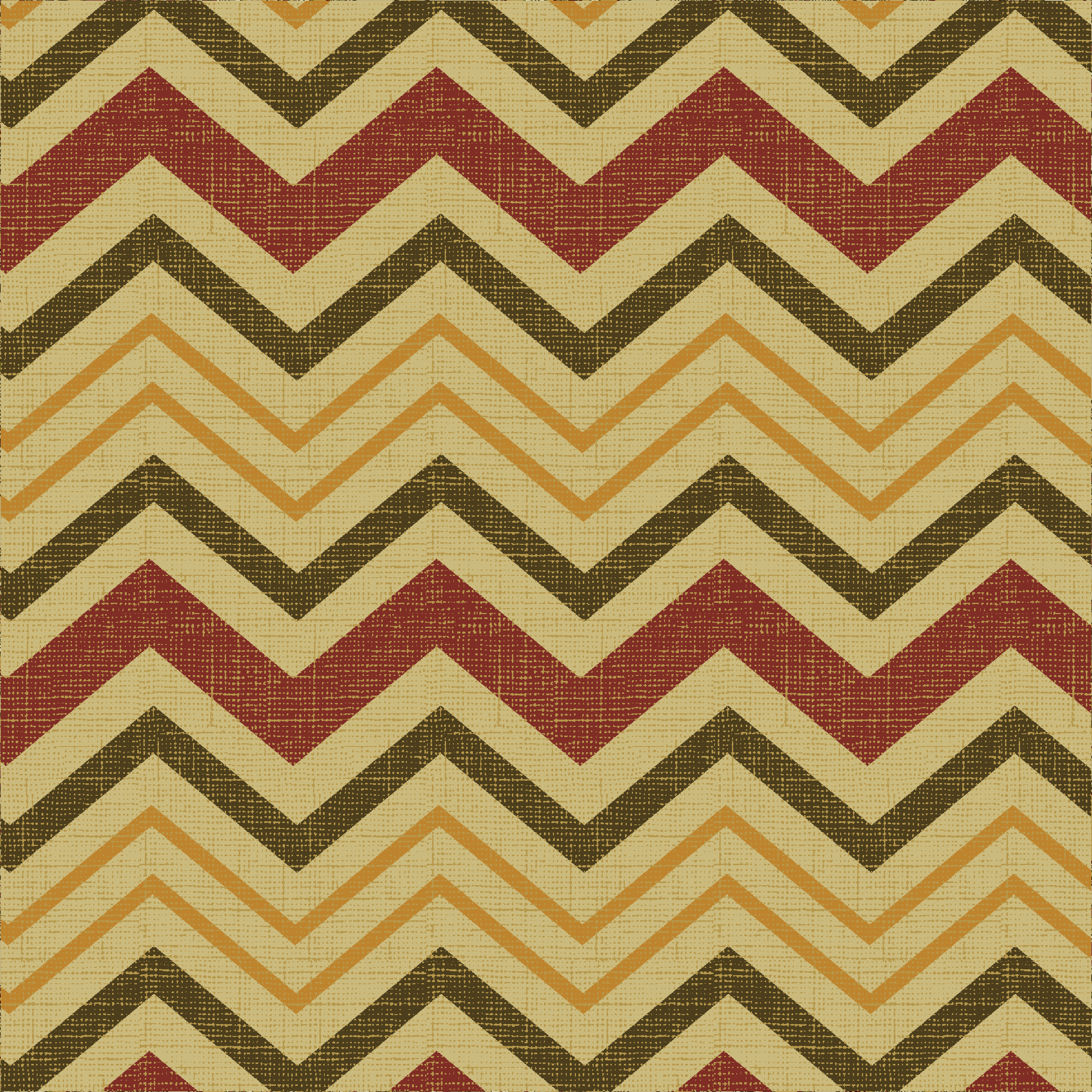 Waverly Inspirations 100% Cotton Duck 45" Width Chevron Antique Color Sewing Fabric by the Yard