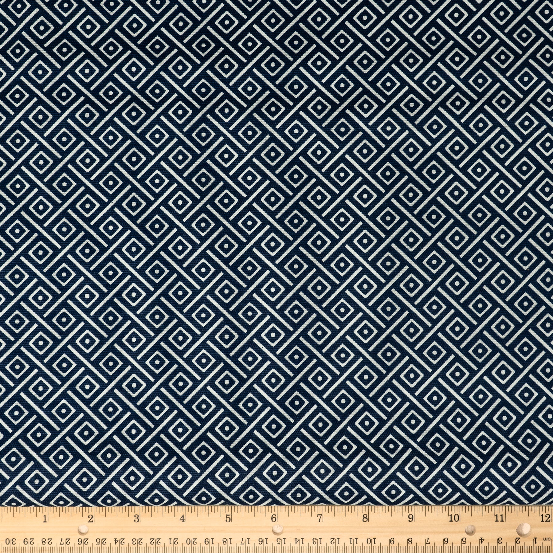 Waverly Inspirations Cotton Duck 45" Diagnal Weave Navy Color Sewing Fabric by the Yard