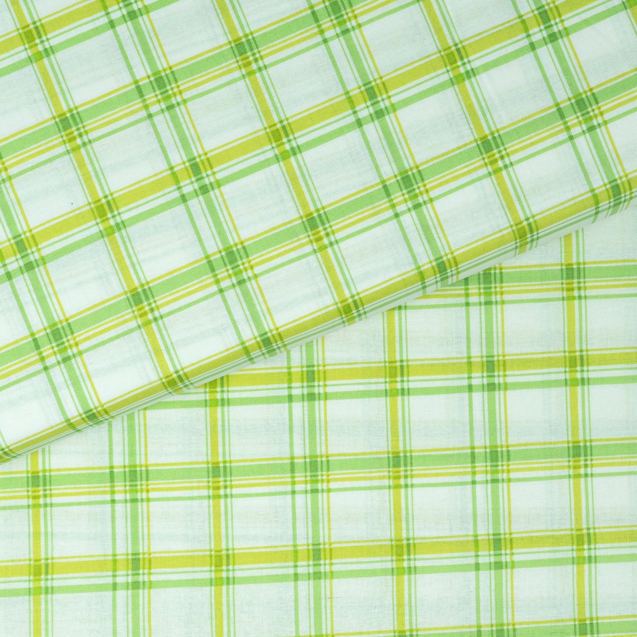 Waverly Inspirations Cotton 44" Plaid Grass Color Sewing Fabric by the Yard