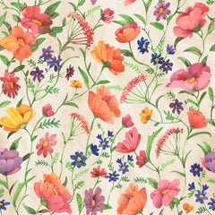 Stitch & Sparkle Melody Garden-Blossoming 100% Cotton Fabric 44" Wide, Quilt Crafts Cut by The Yard