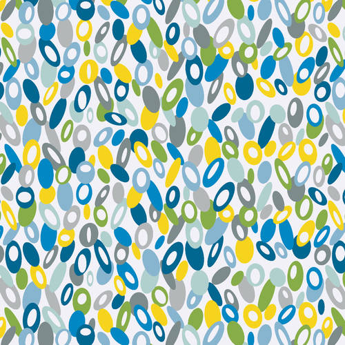 Waverly Inspirations Cotton 44" Bubbly Lagoon Color Sewing Fabric by the Yard