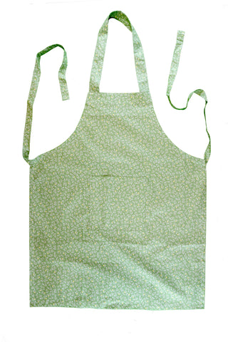 Stitch & Sparkle APRON with pocket, 100% Cotton, Vintage, Toss Flowerlet,  One Size Fix For All